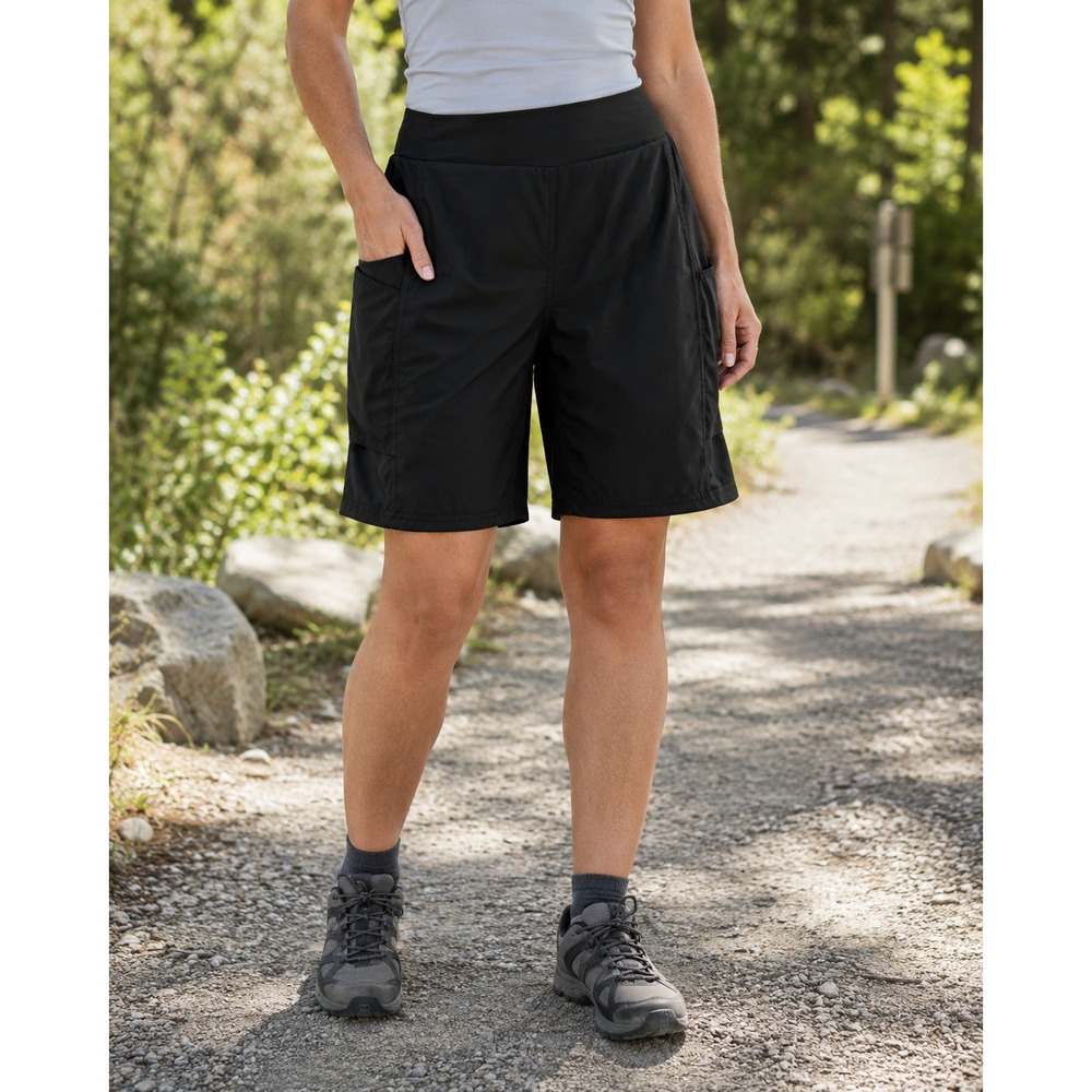 Aero Tech Designs Womens Padded Cargo Bike Shorts Black XL Cycling MTB Chamois